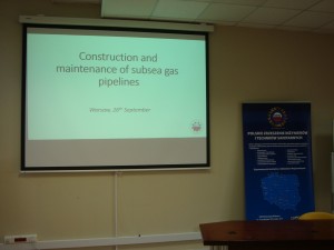 Warsztaty budowy i eksploatacji gazociągów podmorskich