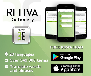 Terminologia HVAC dostępna w 20 językach – pobierz bezpłatną aplikację REHVA Dictionary