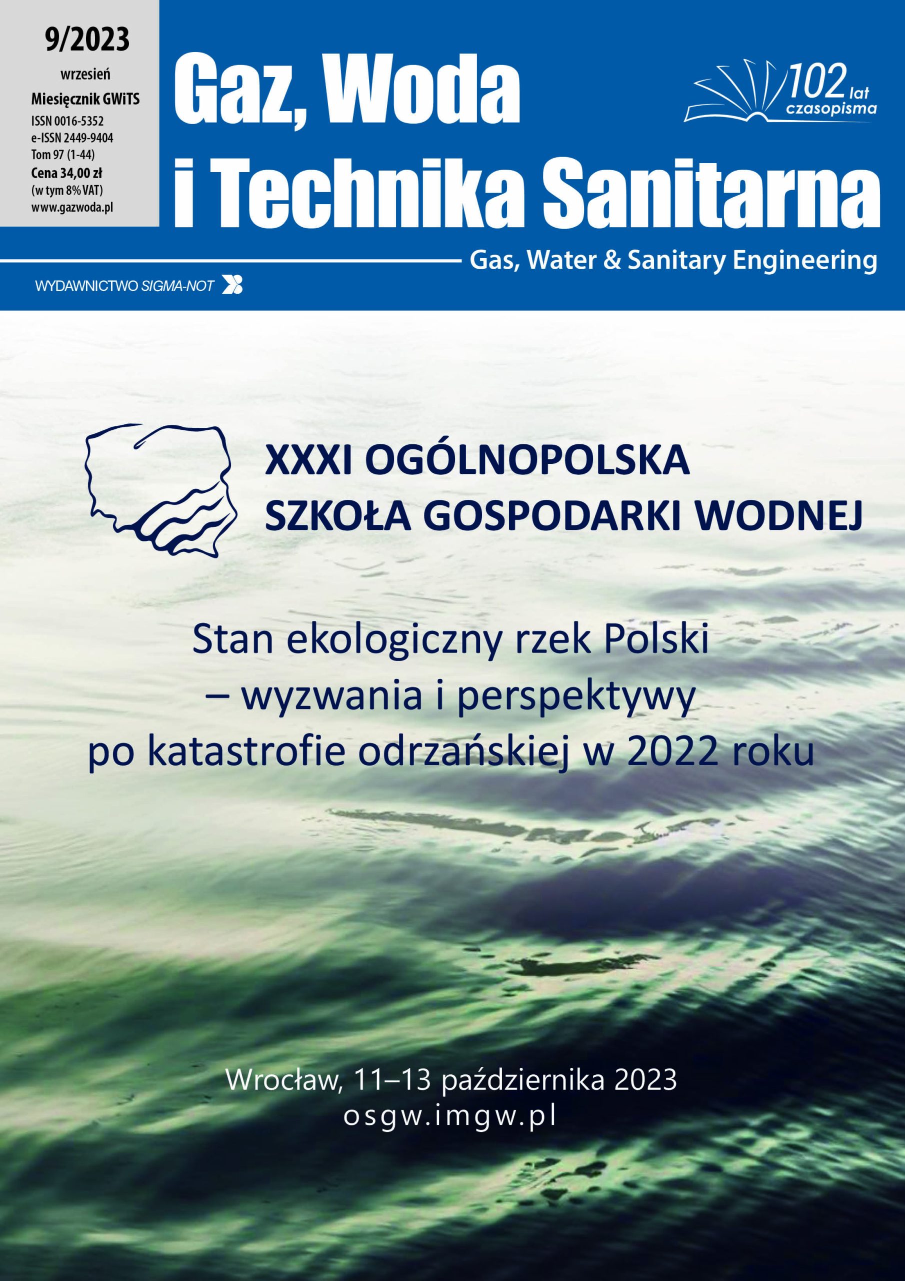 Gaz, Woda i Technika Sanitarna 9/2023