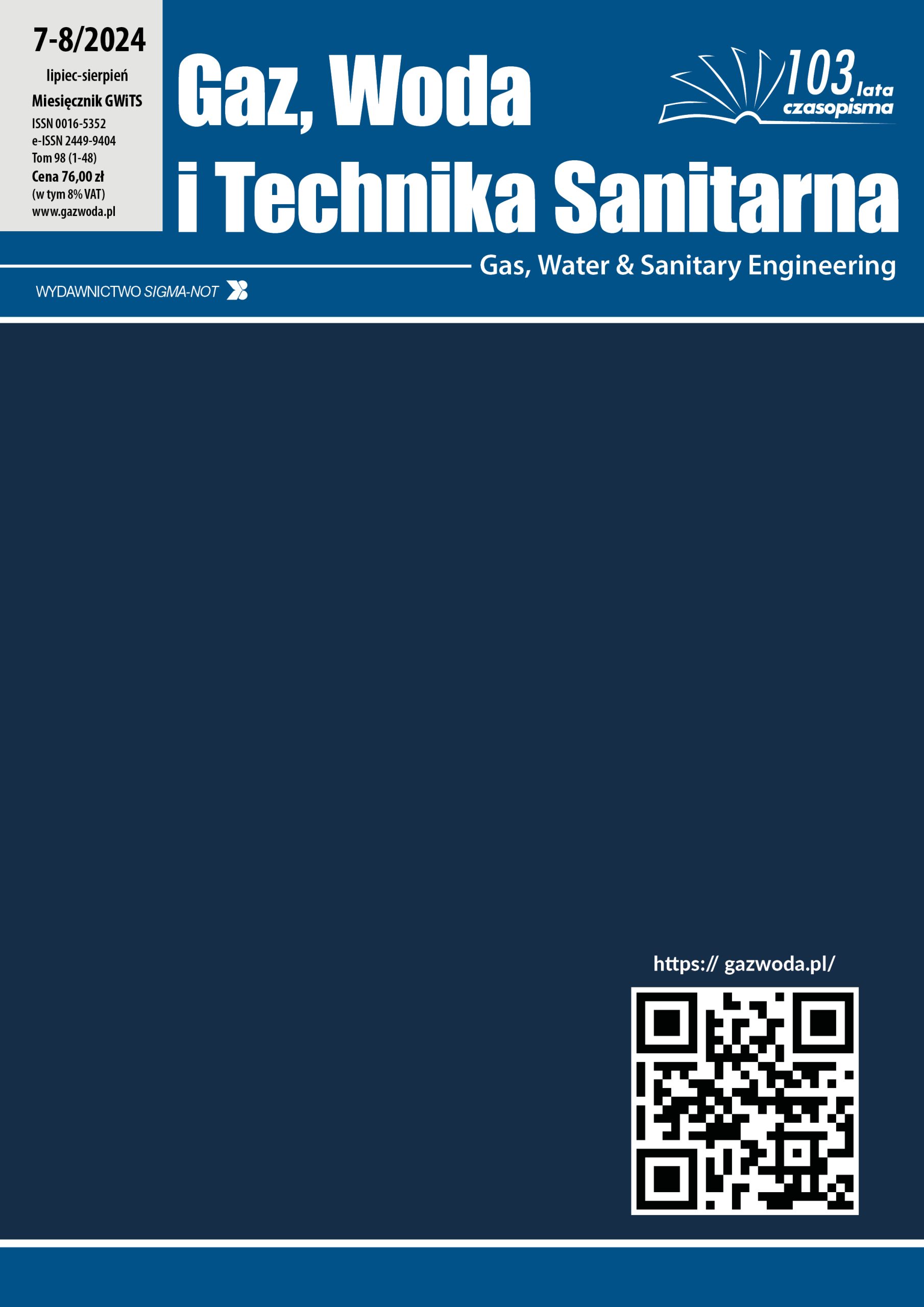 Gaz, Woda i Technika Sanitarna 07-08/2024