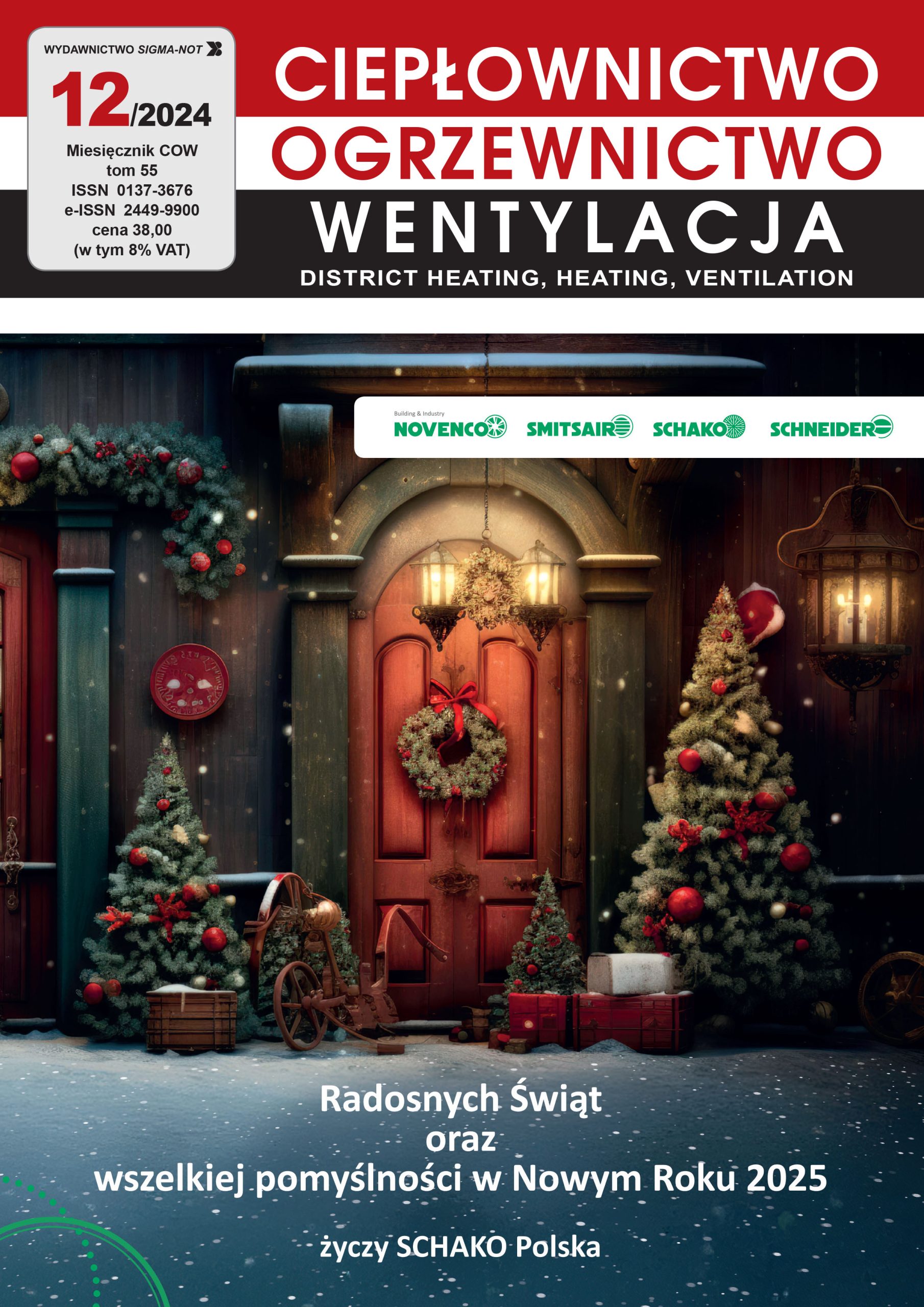 Ciepłownictwo Ogrzewnictwo Wentylacja 12/2024