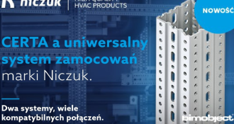 Certa a uniwersalny system zamocowań marki Niczuk. Dwa systemy, wiele kompatybilnych połączeń.